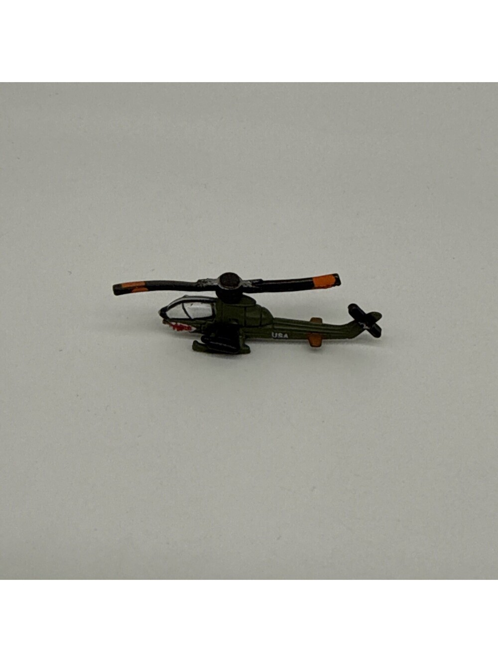 VINTAGE 1987 GALOOB MICRO MACHINES MILITARY HELICOPTER AH-1 COBRA GREEN
